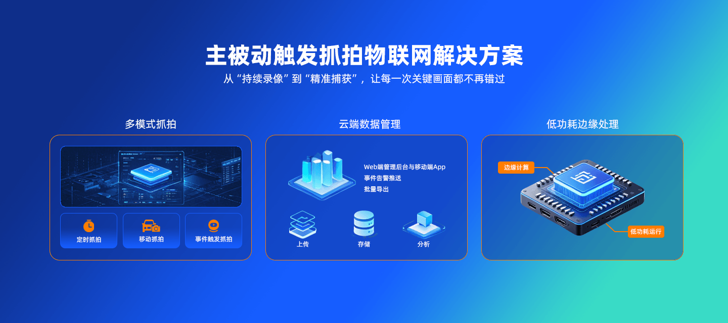 主被动触发抓拍物联网解决方案